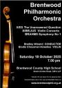 Brentwood Philharmonic Orchestra October 2025 Concert